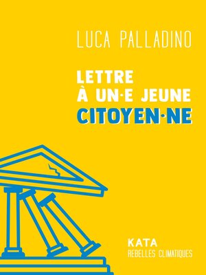 cover image of Lettre à un·e jeune citoyen·ne